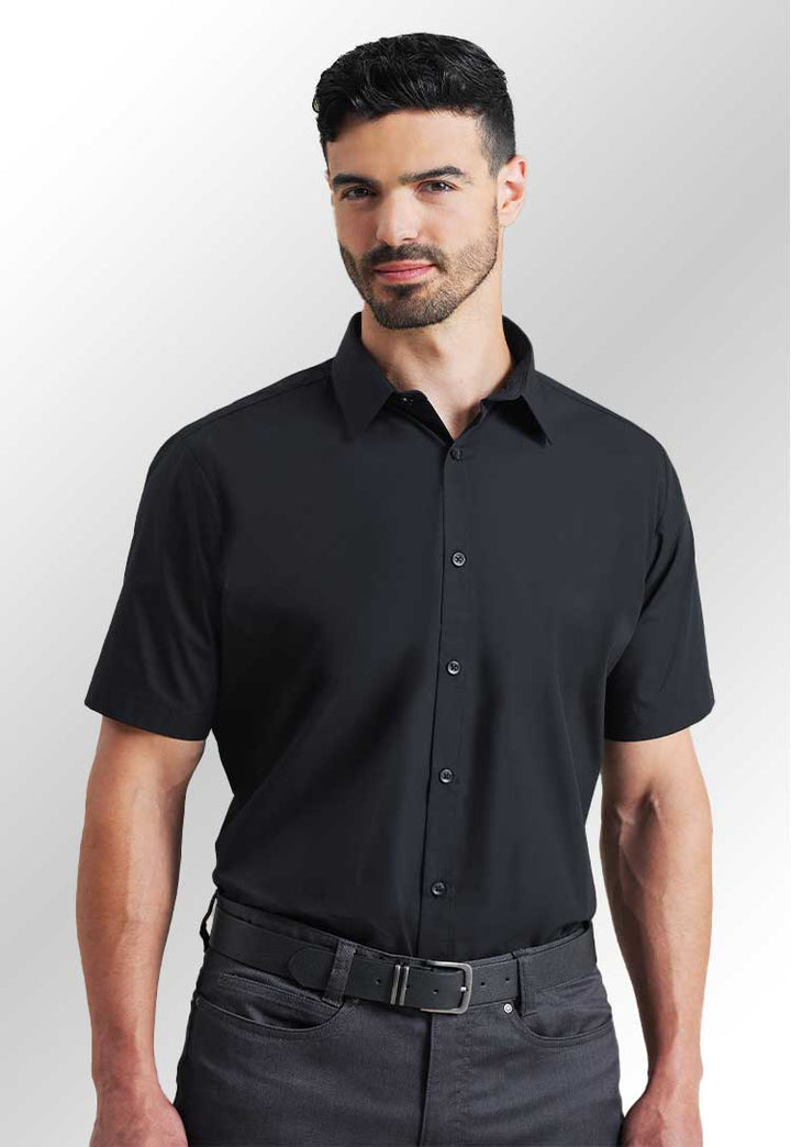 Men's Supreme Poplin Short Sleeve Shirt - The Work Uniform Company