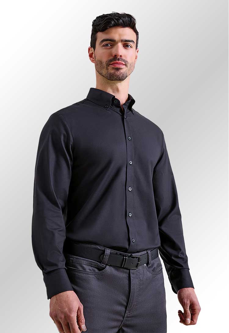 Men's ‘Supreme’ Oxford Long Sleeve Shirt - The Work Uniform Company
