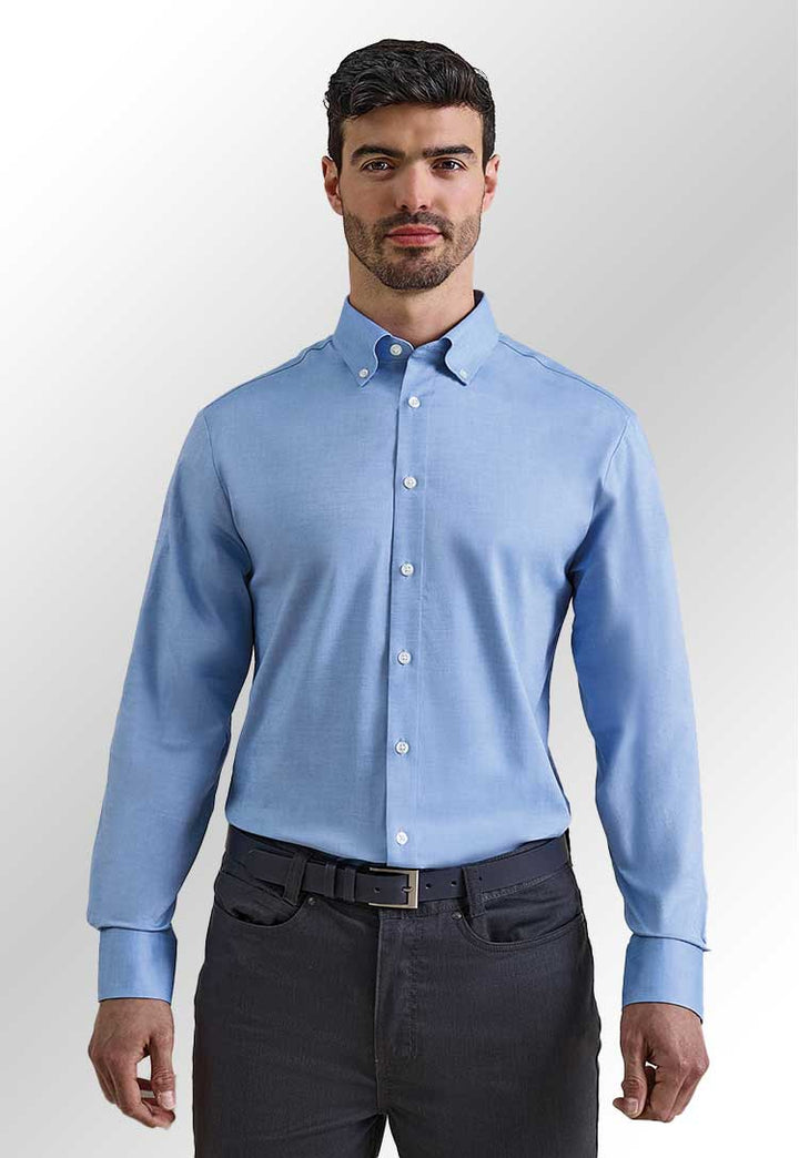 Men's ‘Supreme’ Oxford Long Sleeve Shirt - The Work Uniform Company