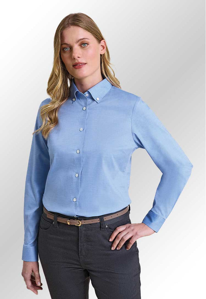 ‘Supreme’ Oxford Long Sleeve Shirt - The Work Uniform Company