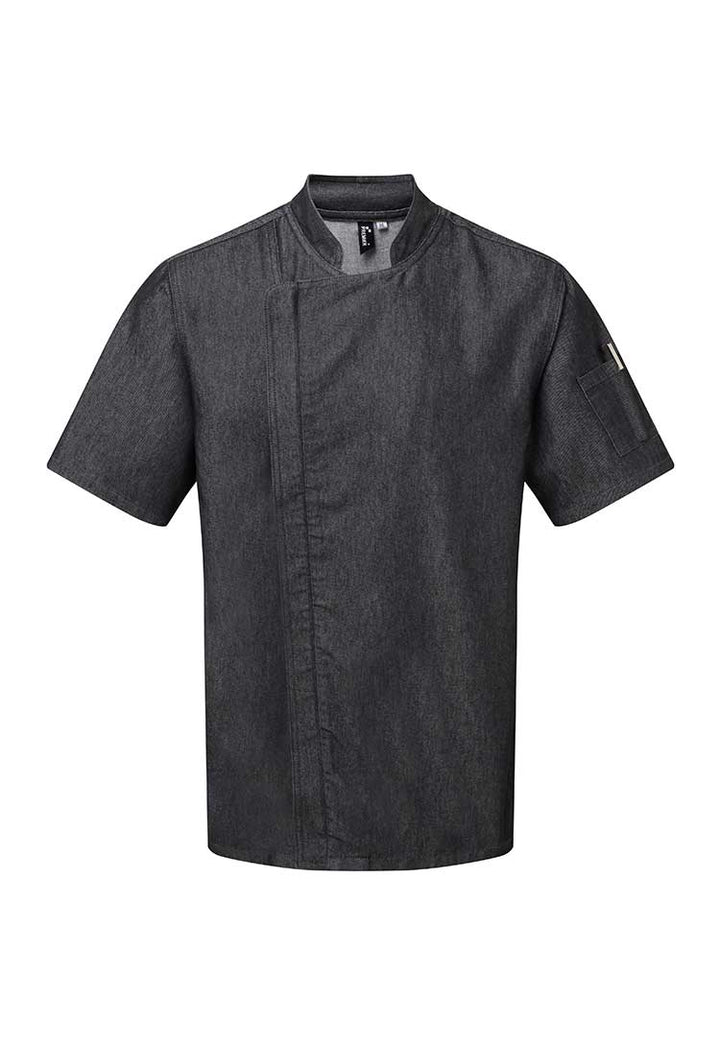 Chef's Zip - Close Short Sleeve Jacket PR906 - The Work Uniform Company
