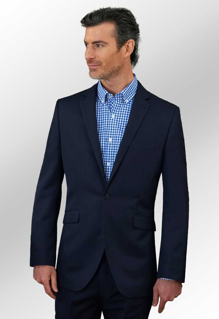 Clip of Model Wearing Jupiter Tailored Fit Jacket 3344 in Black