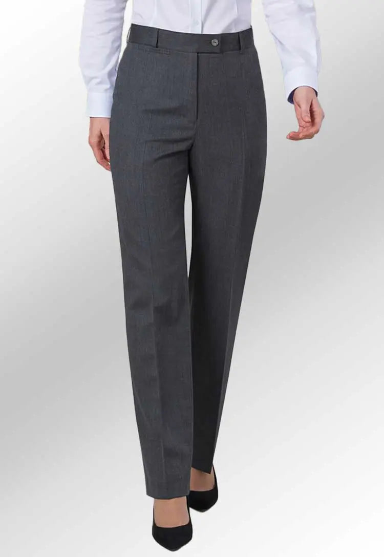 Clip of Model Wearing the Grosvenor Straight Leg Trouser
2231 in Black