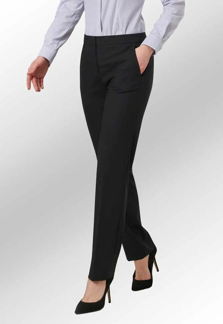 Clip of Model Wearing the Reims Tailored Fit Trousers 2327 in Charcoal