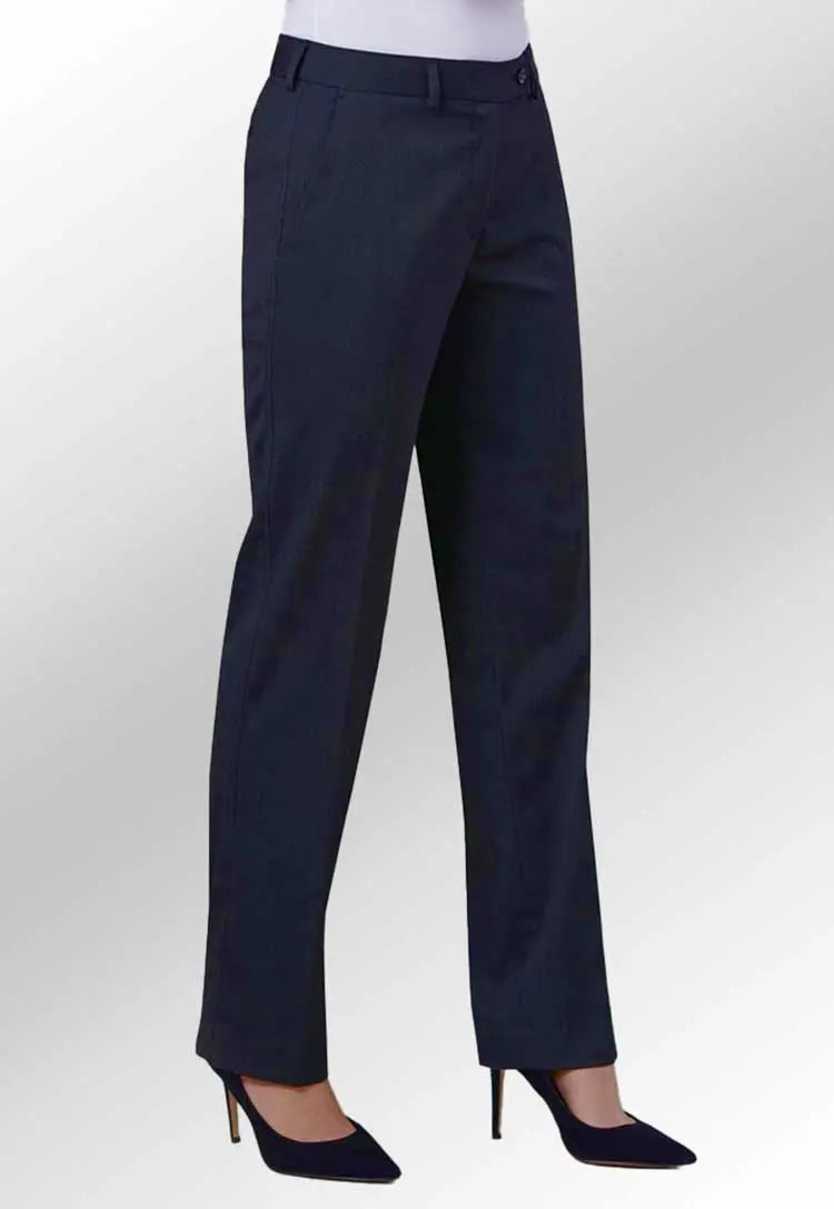 Clip of Model Wearing the Bianca Tailored Fit Trousers in Black
