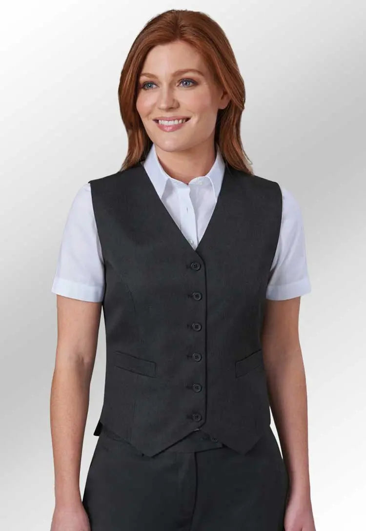 Clip of Model Wearing the Omega Ladies Waistcoat 2233 in Black