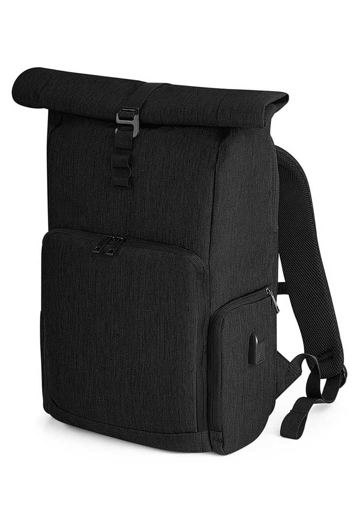 Q - Tech Charge Roll - Top Backpack QD995 - The Work Uniform Company