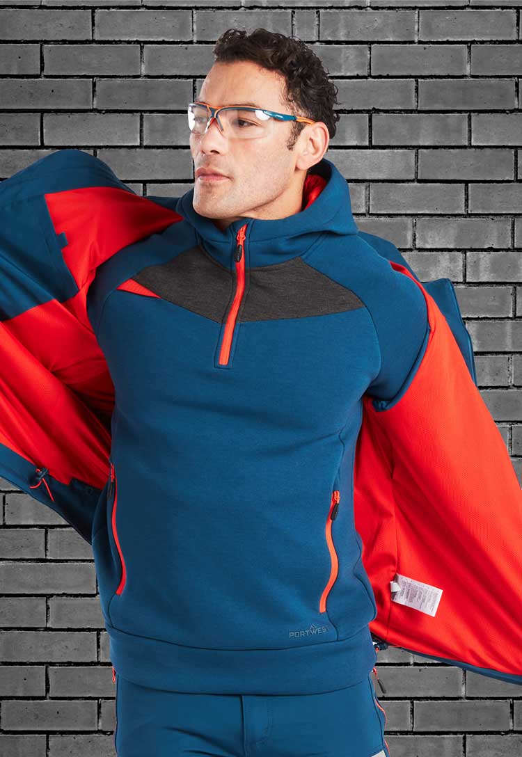 DX4 Quarter Zip Hoodie DX467 - The Work Uniform Company