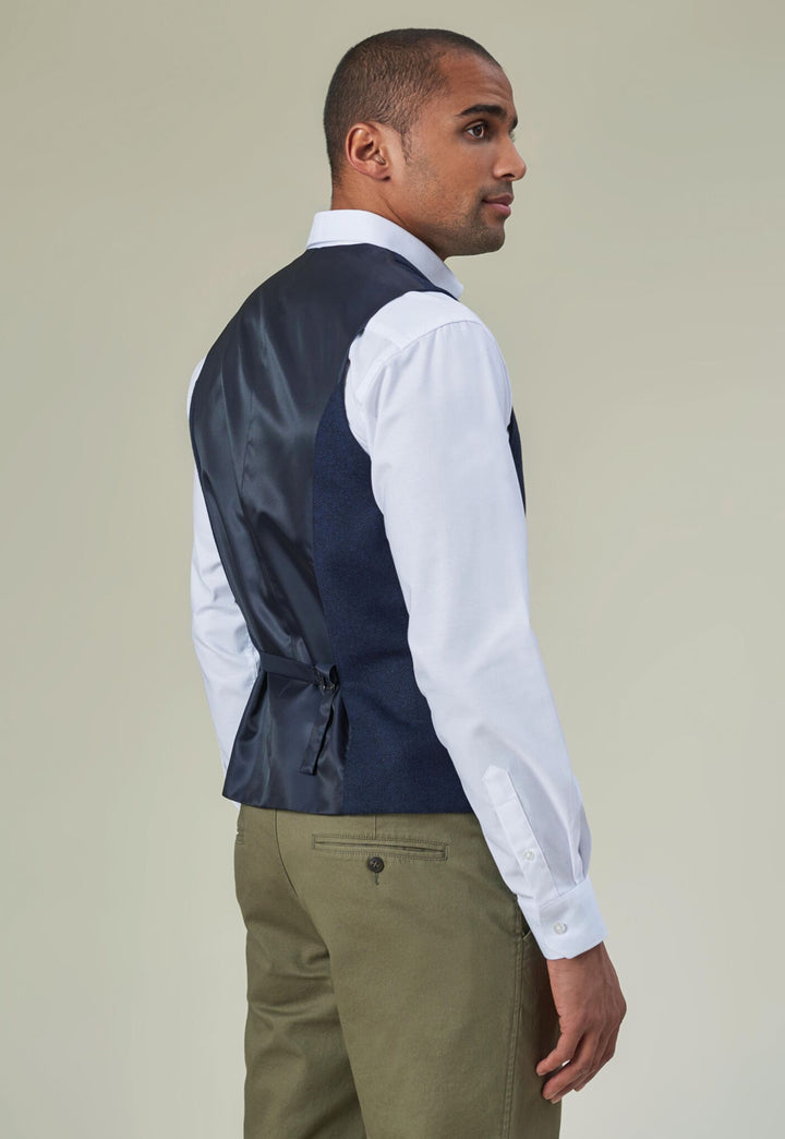 Rockwood Men's Satin Back Tweed Waistcoat - The Work Uniform Company