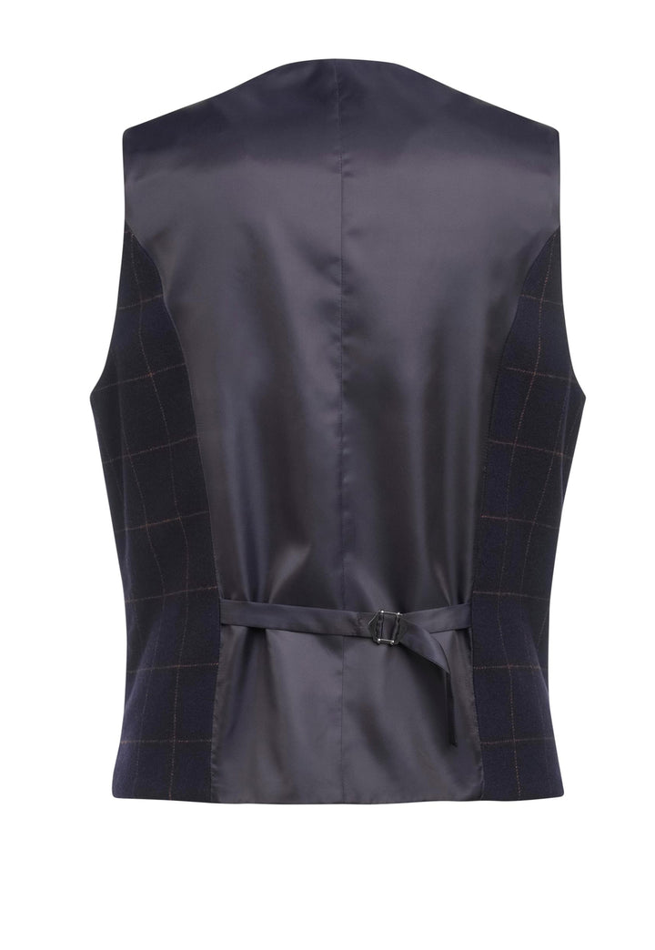 Rockwood Men's Satin Back Tweed Waistcoat - The Work Uniform Company