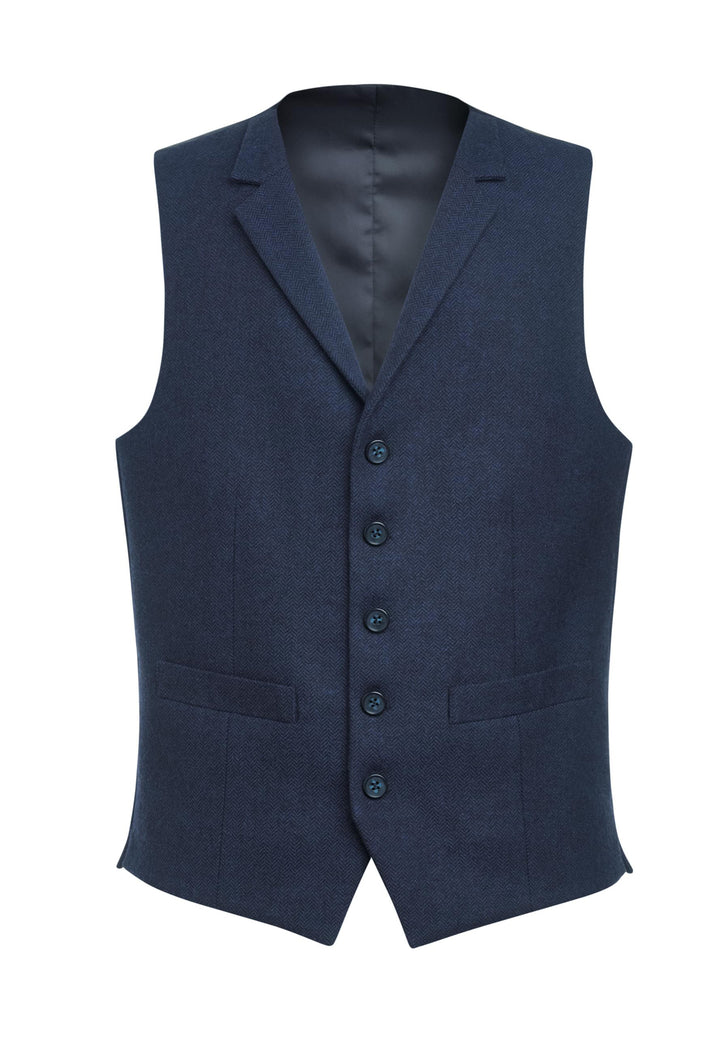 Rockwood Men's Satin Back Tweed Waistcoat - The Work Uniform Company