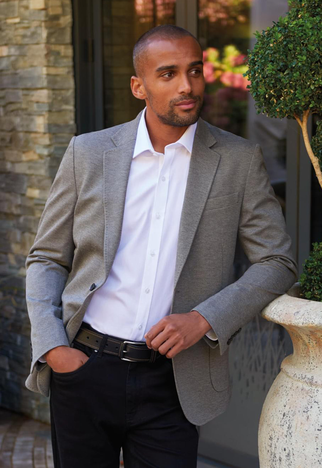 Rory Slim Fit Jersey Stretch Jacket - The Work Uniform Company