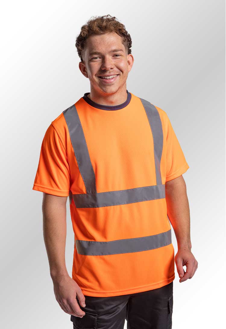 Hi Visibility T-Shirt RX720 - The Work Uniform Company