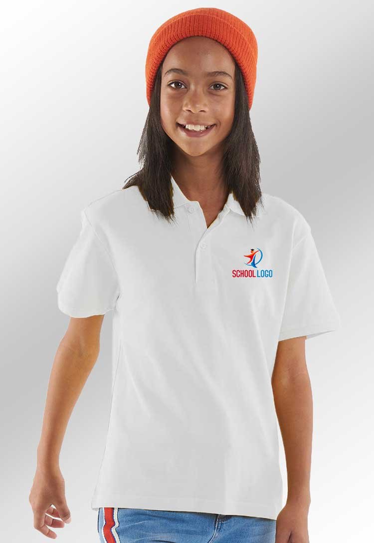 School Uniform Sports Polo with Logo* - The Work Uniform Company
