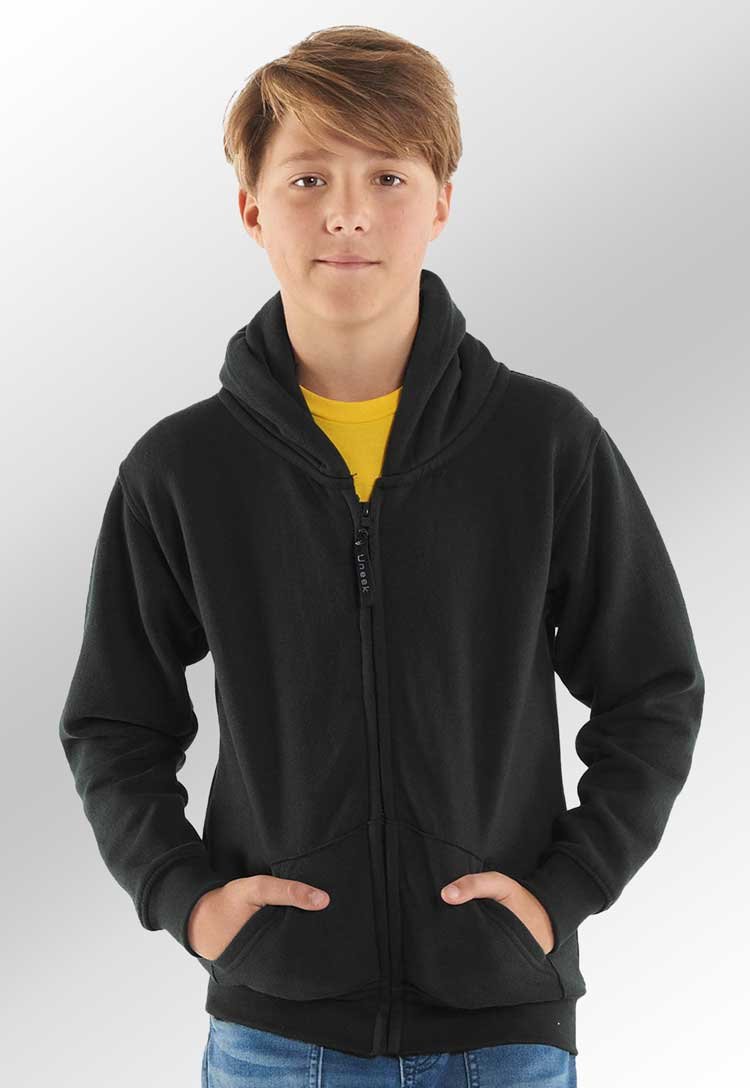 Bundle of 3 School Uniform Full Zip Hooded Sweatshirt - The Work Uniform Company