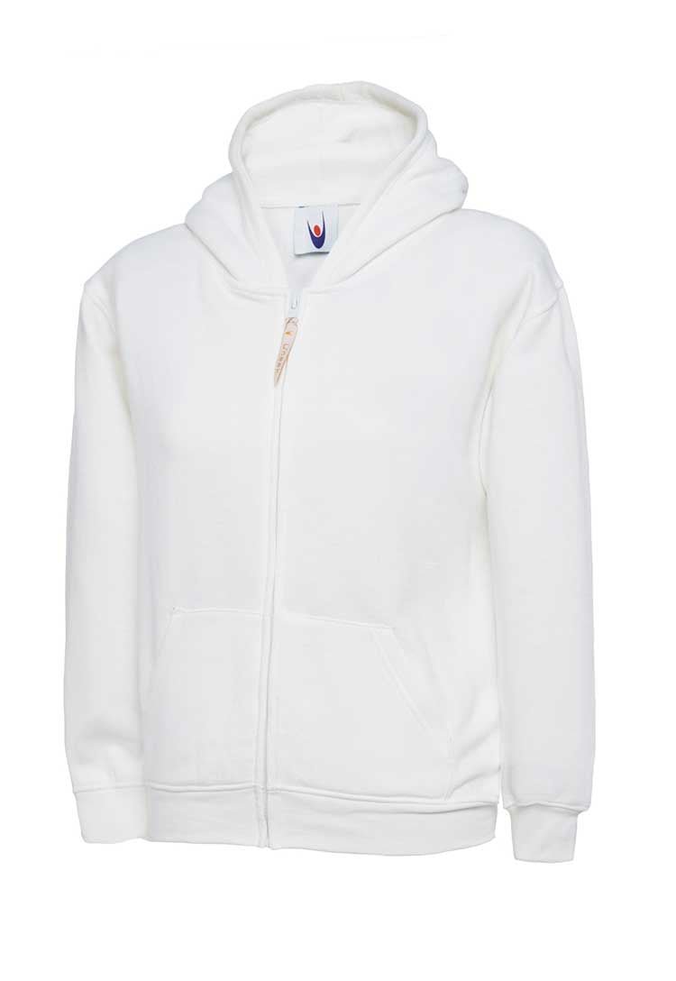 School Uniform Full Zip Hooded Sweatshirt with School Logo* - The Work Uniform Company