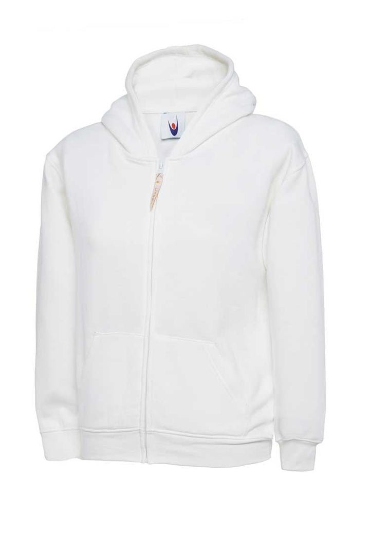 School Uniform Full Zip Hooded Sweatshirt with School Logo* - The Work Uniform Company