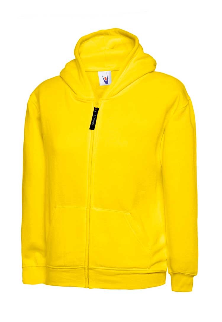 School Uniform Full Zip Hooded Sweatshirt with School Logo* - The Work Uniform Company