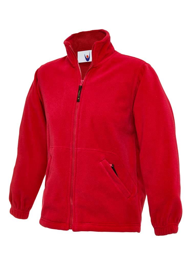 Bundle of 5 School Uniform Full Zip Fleece Jacket - The Work Uniform Company
