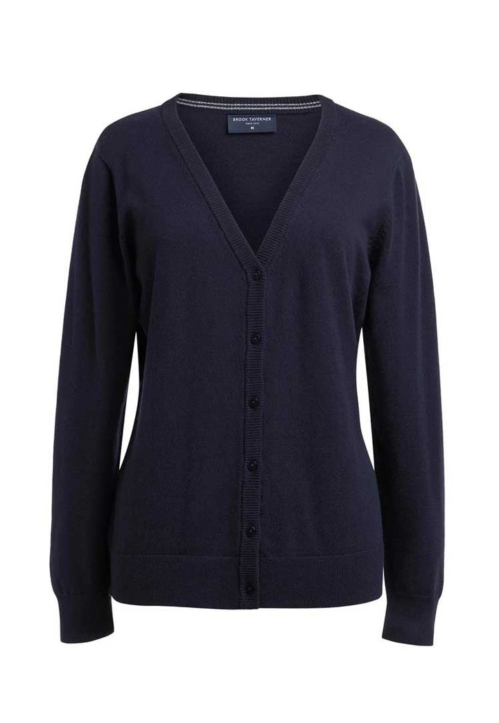 Sofia Merino Wool V Neck Cardigan - The Work Uniform Company