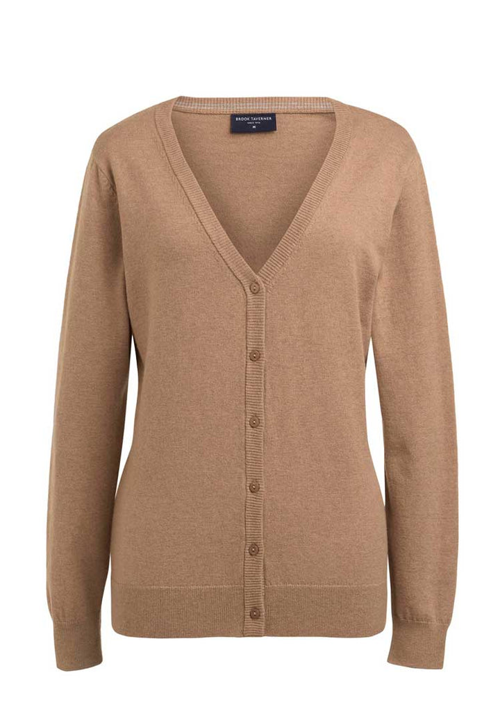 Sofia Merino Wool V Neck Cardigan - The Work Uniform Company