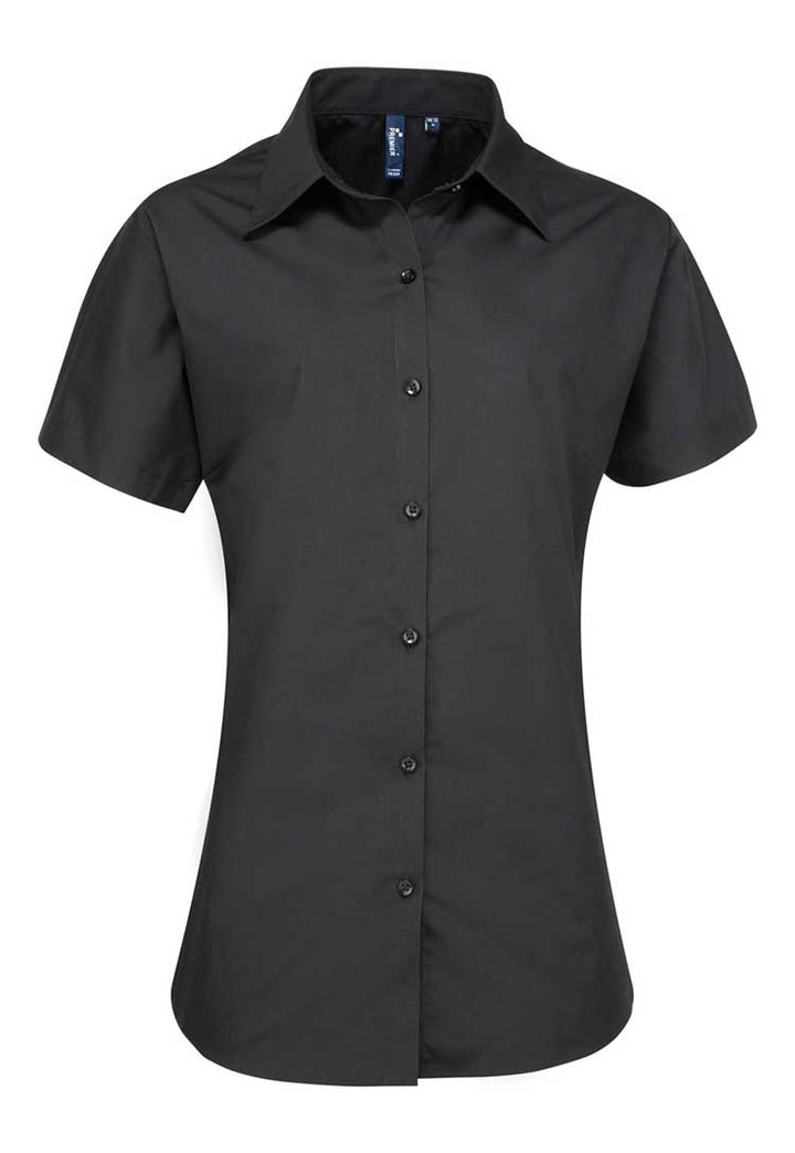 Women's Supreme Poplin Short Sleeve Shirt - The Work Uniform Company