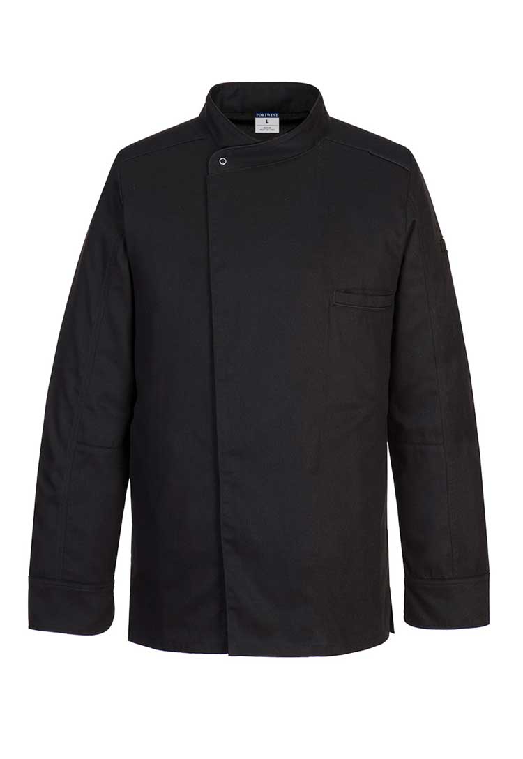 Surrey Chefs Jacket Long Sleeve C835 - The Work Uniform Company