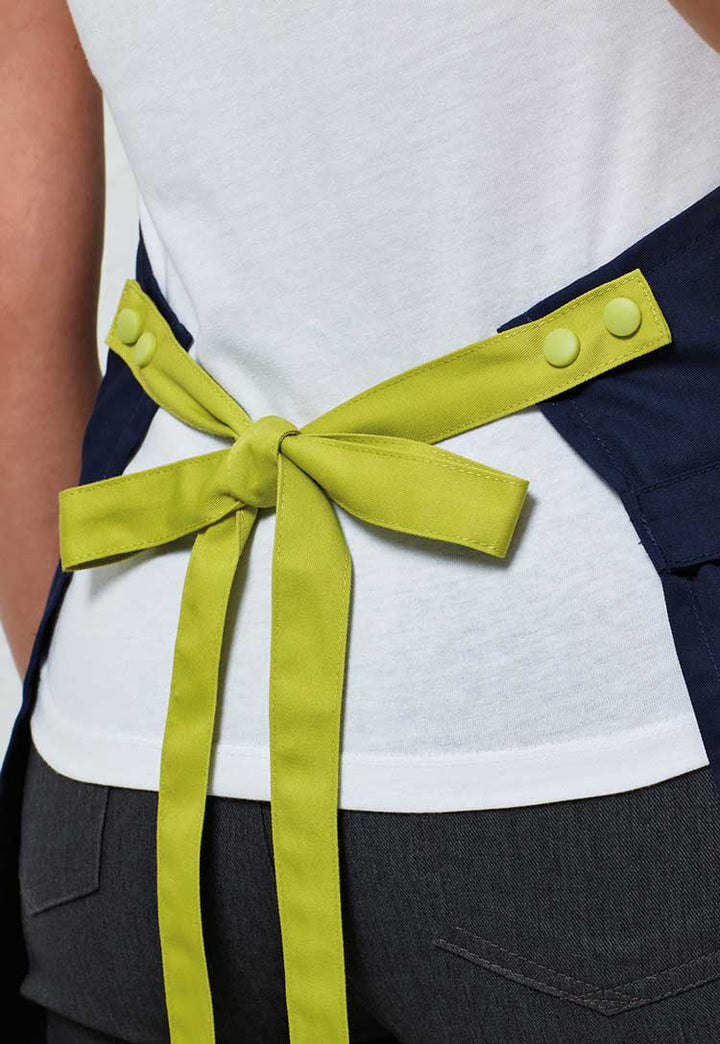 Swap & Pop' Customisable Apron - Straps PR191 - Bundle of 8 - The Work Uniform Company