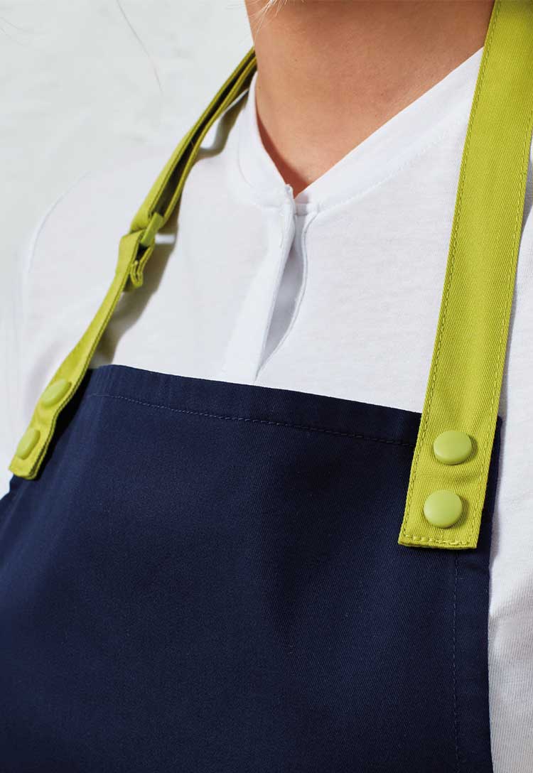 Swap & Pop' Customisable Apron - Straps PR191 - Bundle of 8 - The Work Uniform Company