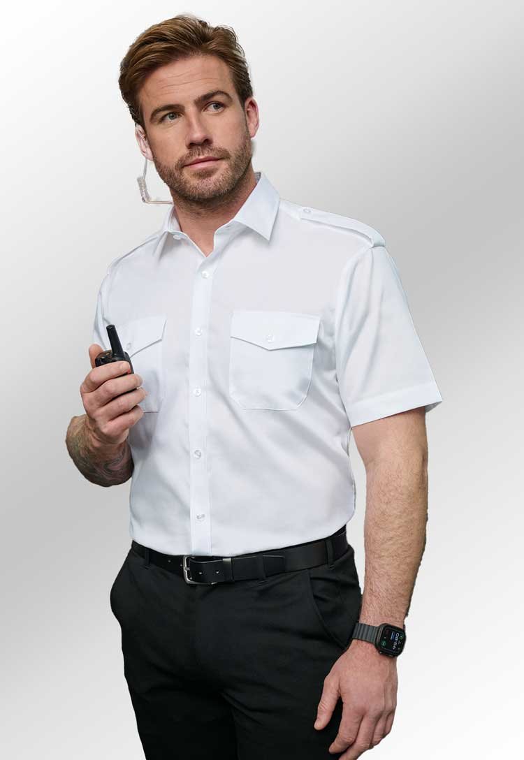 Syracuse Non - Iron Pilot Shirt - The Work Uniform Company