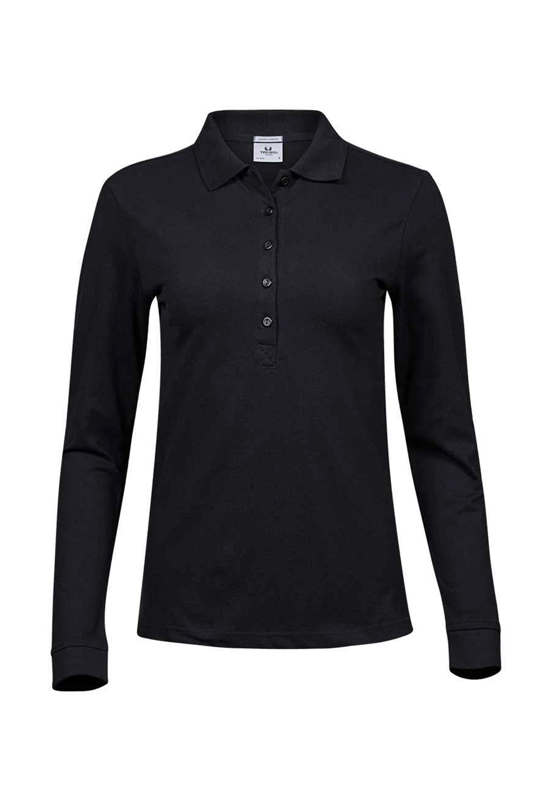 Tee Jays Women's Luxury Stretch Long Sleeve Polo Shirt - The Work Uniform Company