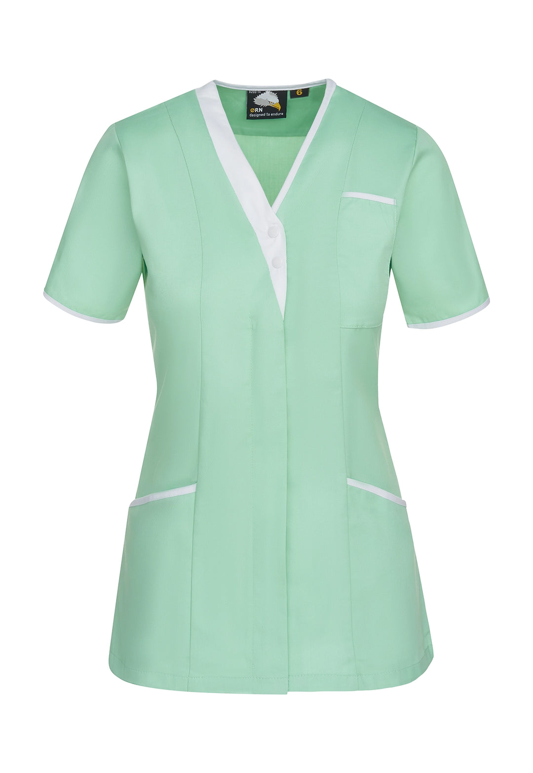 8200 Tonia V Neck Ladies Tunic (Green) - The Work Uniform Company