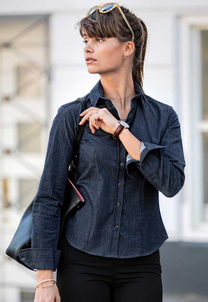 Women’s Torrance Denim Shirt - The Work Uniform Company