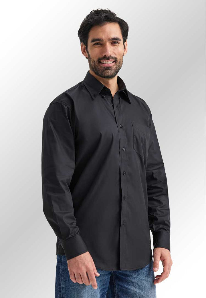 Men's Pinpoint Oxford Full Sleeve Shirt - The Work Uniform Company
