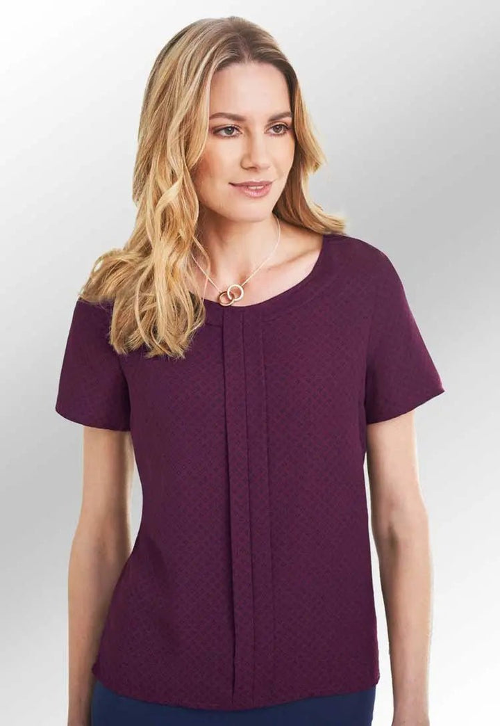 Verona Crepe de Chine Blouse - The Work Uniform Company