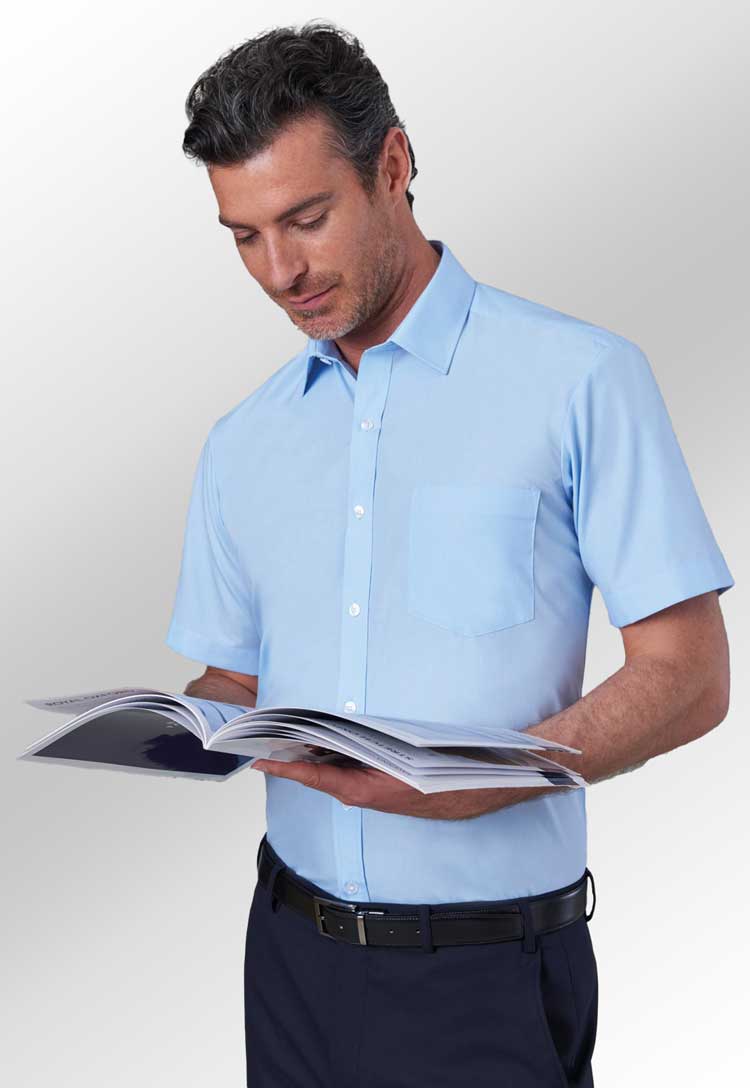 Vesta Short Sleeve Men's Work Shirt - The Work Uniform Company