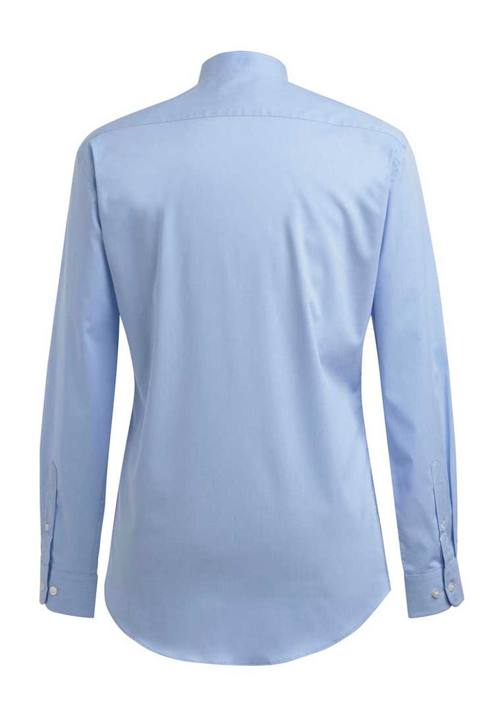 Volterra Slim Fit Grandad Collar Shirt - The Work Uniform Company