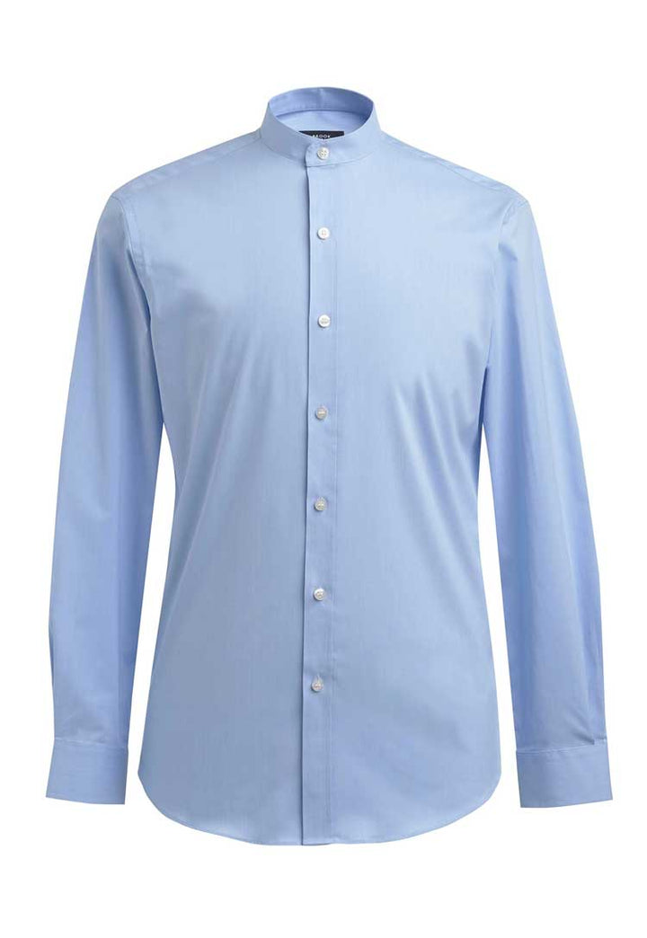 Volterra Slim Fit Grandad Collar Shirt - The Work Uniform Company
