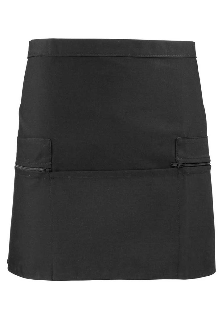 Waist Apron with Zip Pockets PR105 - The Work Uniform Company
