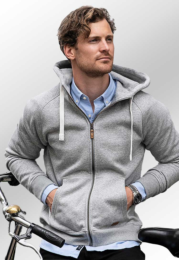 Williamsburg Men's Hooded Sweatshirt - The Work Uniform Company