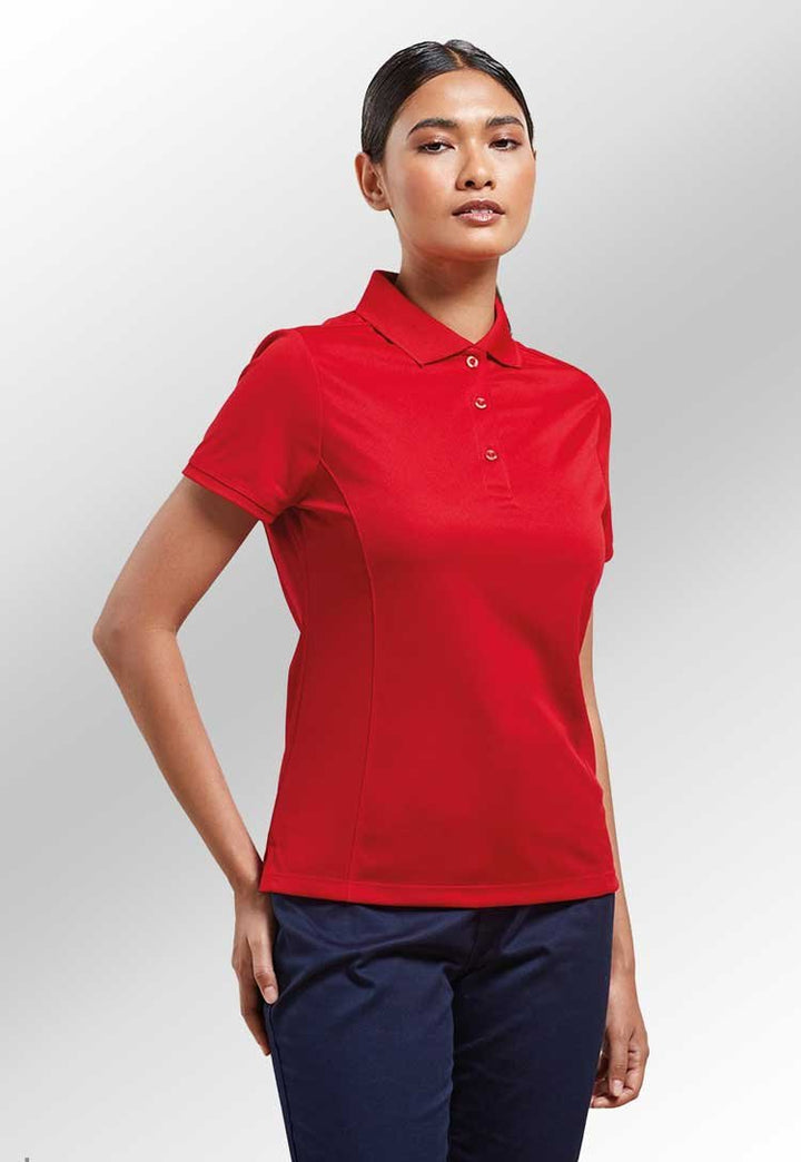 Women's Coolchecker® Piqué Polo PR616 - The Work Uniform Company