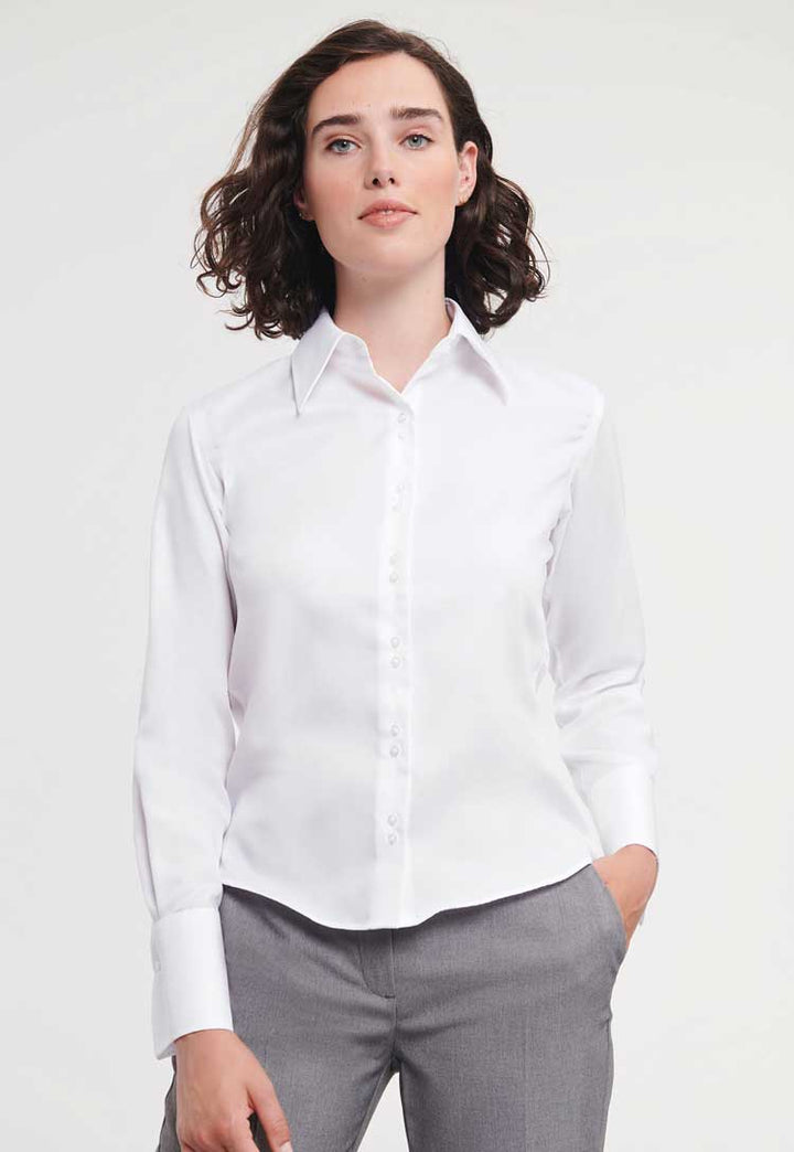 Women's Long Sleeve Ultimate Non - Iron Shirt - The Work Uniform Company