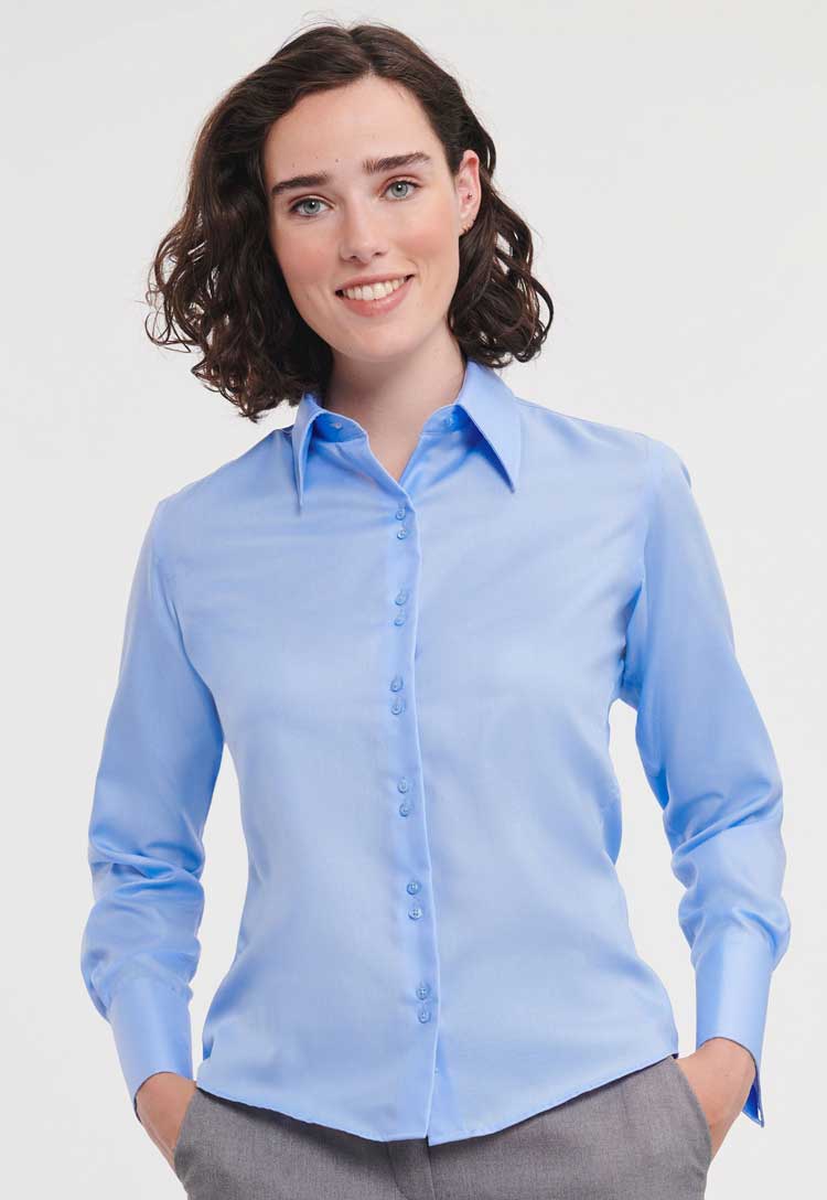 Women's Long Sleeve Ultimate Non - Iron Shirt - The Work Uniform Company