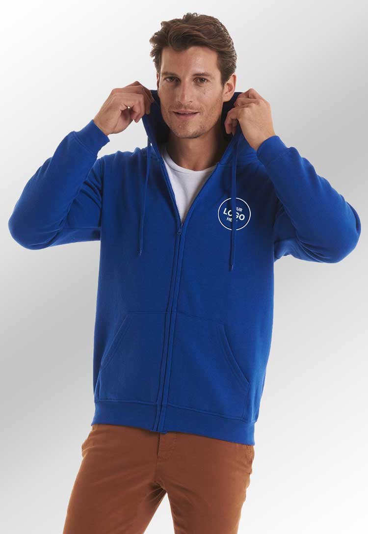 Classic Zip Hoodie - Bundle of 8 with Logos - The Work Uniform Company