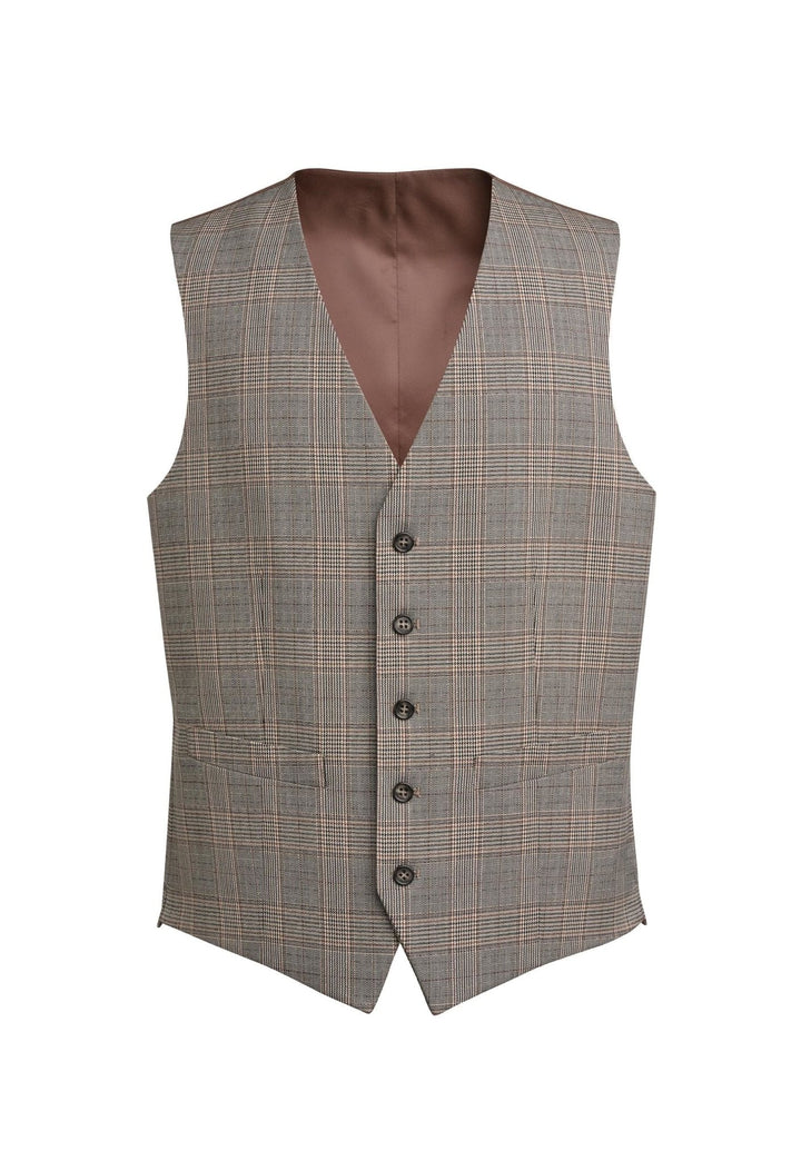 Emilio Check Waistcoat - The Work Uniform Company