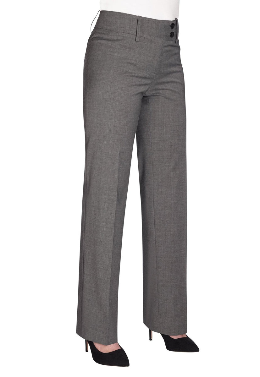 Brook Taverner Miranda Parallel Leg Trousers Black or Light Grey