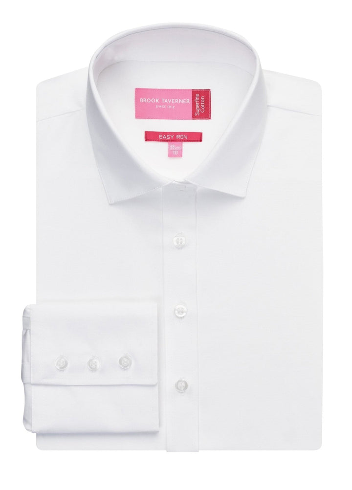 Treviso Cotton Poplin Blouse - The Work Uniform Company
