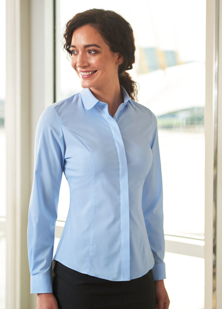 Trevi Semi Fitted Blouse - The Work Uniform Company