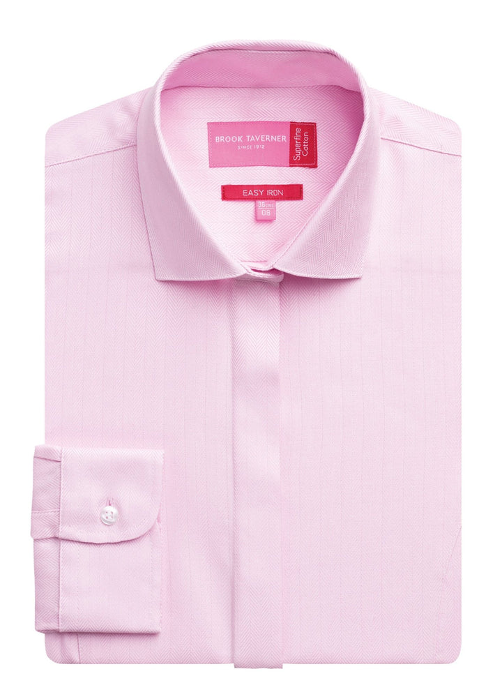 Prosecco Herringbone Shirt - The Work Uniform Company