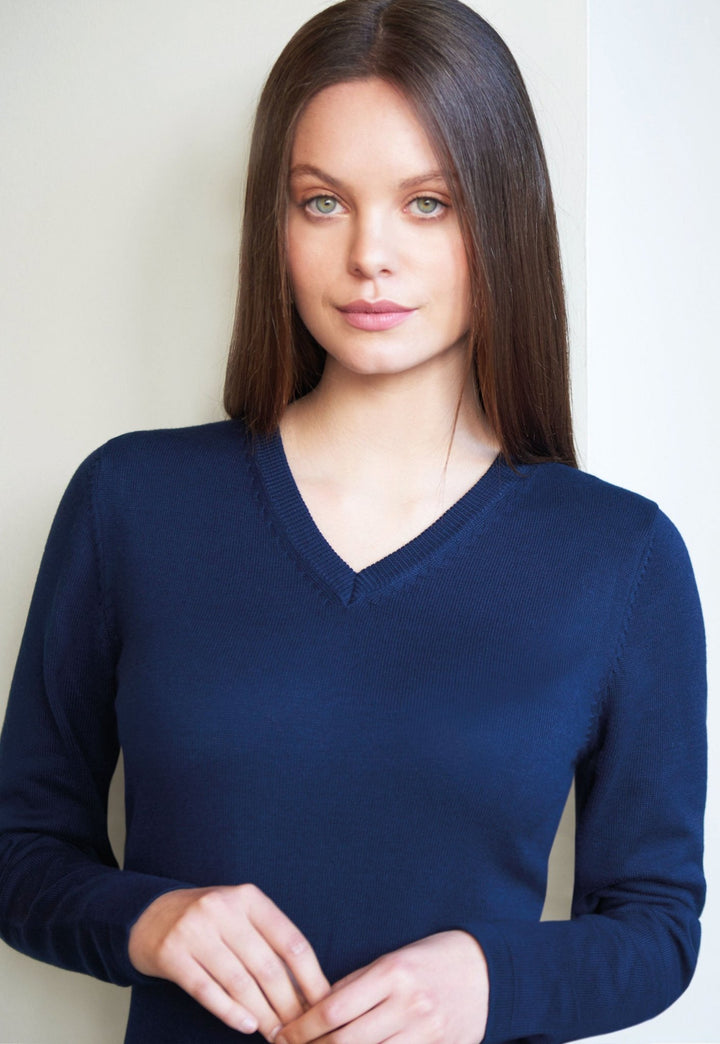 Atlanta V - Neck Jumper - The Work Uniform Company